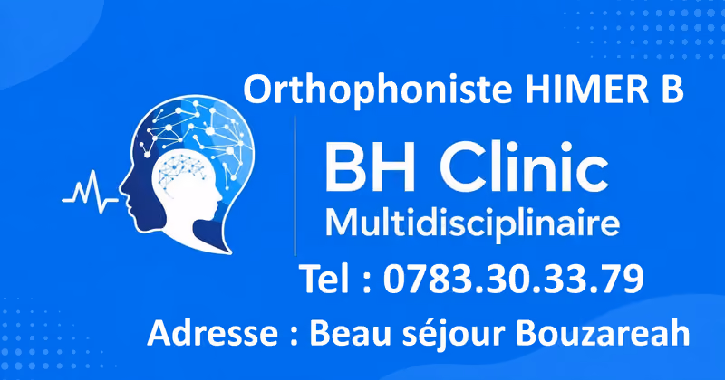 Taklinit - Orthophoniste Bouzaréah B.Himer