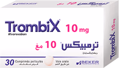 TROMBIX — 10MG, COMPRIME PELLICULE