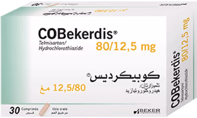 CO BEKERDIS — 80MG/12,5MG, COMPRIME