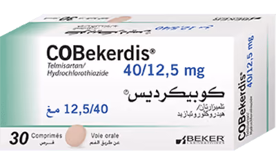 CO BEKERDIS — 40MG/12,5MG, COMPRIME